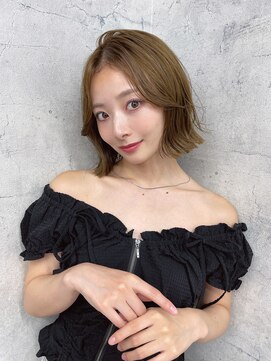 リミット 大宮(limit) レイヤーボブ/くびれボブ/カーキベージュ