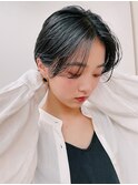 小顔似合わせカット/黒髪大人ハンサムショートボブ【銀座駅】