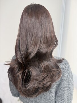 エニー 栄(Any) 韓国レイヤー×ラベンダーブラウン