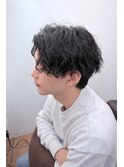 朝ラク！シャドウツイストパーマ×センターパート【ひばりヶ丘】