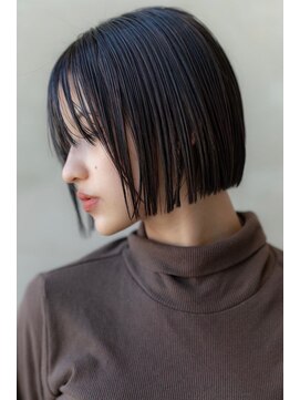 髪質改善 Anthurium 箕面萱野 ☆Beauty BESTスタイル/大人可愛いブルーカラー/タッセルボブ