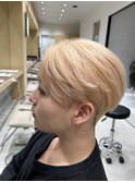 リバースセンターパート/刈り上げセンターパート/似合わせカット