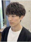 ツーブロック/センターパート/ポイントパーマ[薩摩川内]