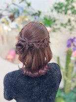 ヘアメイクアンドセットサロン リッコ(Hair make&set salon Ricco)&nbsp;【梅田ヘアメ】ボブくるみちゃんアレンジ♪
