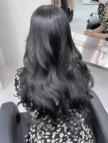 テンダー 川崎(TENDER) ba1089黒髪アッシュブリーチなし透明感艶髪ワンホンヘアレイヤー