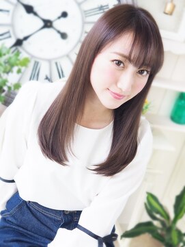 ヘア ジュレ ドゥ(hair jurer deux) 【ヘアジュレドゥ 古居 】 Natural フェミニン可愛いストレート