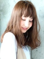 ノラ ヘアーサロン(NORA HAIR SALON)&nbsp;柔らかな外国人風ハイライトカラー×ベビーシースルバング！