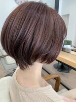 ウォーカーズ(WALKERS) 丸みショート×ピンクベージュ