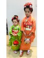 キーポイント(K Point)&nbsp;３歳と７歳の七五三。振袖＋新日本髪でに可愛らしく♪