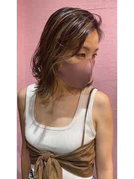 メトメ(METOME) ［お客様ヘア］レイヤーミディ