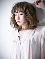 モッズヘア 越谷(mod's hair) シースルーバングくせ毛風小顔ふわふわボブv越谷20代30代40代
