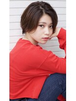 ウィーブス セタガヤ(weaves -SETAGAYA-)&nbsp;ハンサムセンターパート×暖色系カラー【weavesSETAGAYA】