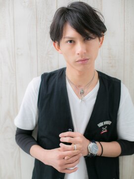 メンズヘア ビーセカンド 草加店(MENS HAIR B-2) ワイルド&Sexy!ダークアッシュラフボブディO