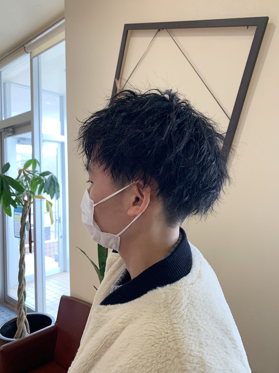 イージーアイロン（キャロット）　中古　メンズ　パーマ　ツイスト ツイストスパイラルパーマ/メンズカット/刈上げ/ツーブロ