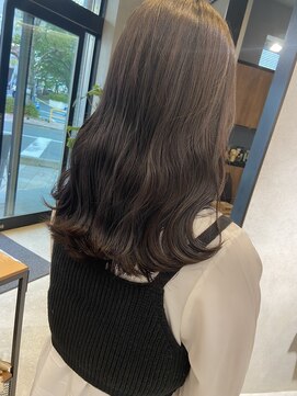 ロンドプロフィール 浦和(Lond profil) グレーベージュ　暗髪カラー　就活　haruhi【浦和】