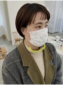 オン眉♪マッシュショート