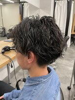 アンジェリカラボ 梅田店(ANGELICA LABO)&nbsp;2wayツーブロックマッシュ"ゆるツイスパセンターパート"【後藤】