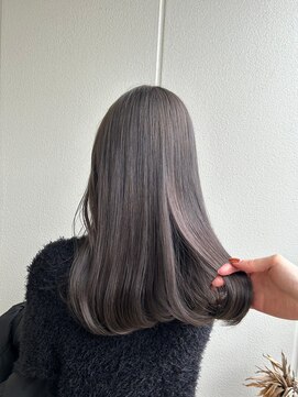 ガリカ シーム(Gallica/SEAM) 【桑原雪音】透明感ハイトーンラベンダーグレージュ/艶感ロング