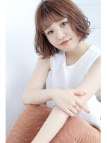 ユラギ(yuragi)&nbsp;yuragi鈴木　ルーズウェーブボブ×ショコラベージュ