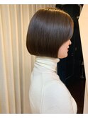 【craft渡邉】大人ミニボブ / 髪質改善ストレート
