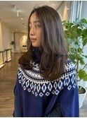 レイヤーカット/似合わせ/オリーブベージュ