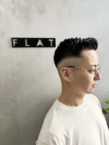 フラット(FLAT)&nbsp;フェード×サイドパート