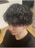 ツイストスパイラル/マッシュ/メンズカット/メンズパーマ/眉毛