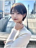くすみカラー ミントアッシュ 韓国マッシュ オリーブグレージュ