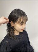 似合わせボブ・ミディアム × パーマ