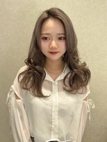 ジアン バイ ミルボン 西宮ガーデンズプラス(GIEN by milbon) ブリーチなしダブルカラー/アッシュベージュ/ロングレイヤー