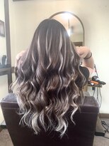 ガルボ ヘアー(garbo hair) プルエクステ 10代 20代 ハイライト 外国人風カラー エクステ