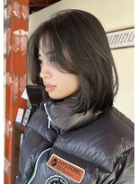 ランプヘアー(LAMP hair) Olive Greige