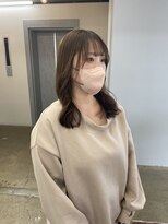 クオーレ(CUORE)&nbsp;酸性縮毛矯正×ブラウンベージュ