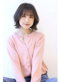 こなれ前髪ありくびれボブ♪