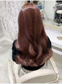 ロング&艶カラー