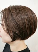 小顔ショート　