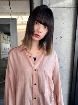 ノラジャーニー(NORA Journey) 【諒】エンドカラー姫レイヤーカットワイドバンググラデーション