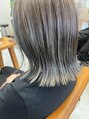アグ ヘアー ノース むつ緑ヶ丘店(Agu hair north) 切りっぱなしヘアーグレー系カラー