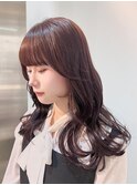 カシスローズラベンダーピンク韓国風暖色カラー