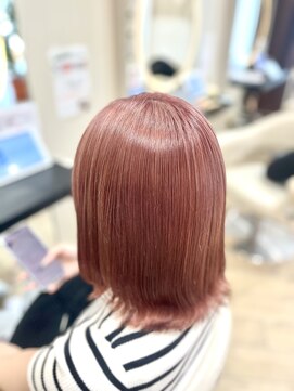 アーチバイケンジ(arch by kenje) 艶髪くすみピンクカラー