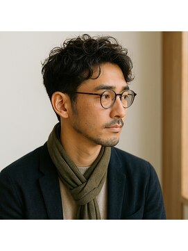 スープレックス ヘアーデザイン(SOUPREX HAIR DESIGN) 大人メンズ秋パーマ 20代 30代 40代 50代 60代 メンズパーマ