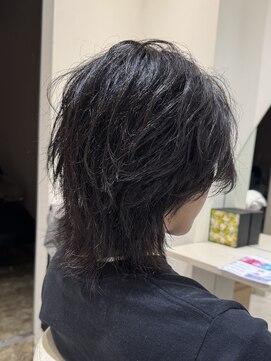 バース 梅田中崎町店(BIRTH) ニュアンスパーマセンターパートフェザーパーマ大阪パーマ