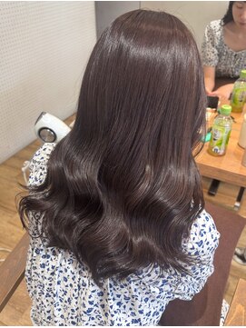 フレイムス ヘアアンドリラックス 南越谷店(Frames hair&relax) アディクシーカラーでラベンダーグレージュ