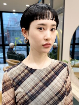 オン眉バング☆耳掛けショート