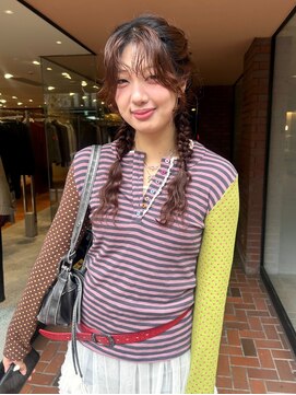 ノラ ヘアーサロン(NORA HAIR SALON) エアリーな韓国ガーリーアレンジ