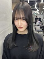 ジーナ 池袋(Zina) ブルージュ/暗髪/暗染/透明感カラー/ストレート/ワンカール/池袋