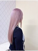 ピンクブロンドカラー