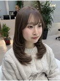 ◎イメチェン似合わせカットダークアッシュミディアムレイヤー