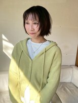 タヴィ(Tavi) 外ハネボブの顔周りレイヤー/ボブレイヤー/レイヤーボブ/ボブ