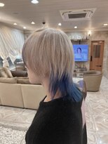 シャンティ 平岸店(Shanti)&nbsp;○メンズスタイル/ブリーチカラー/エンドブルー○ 菅野裕太